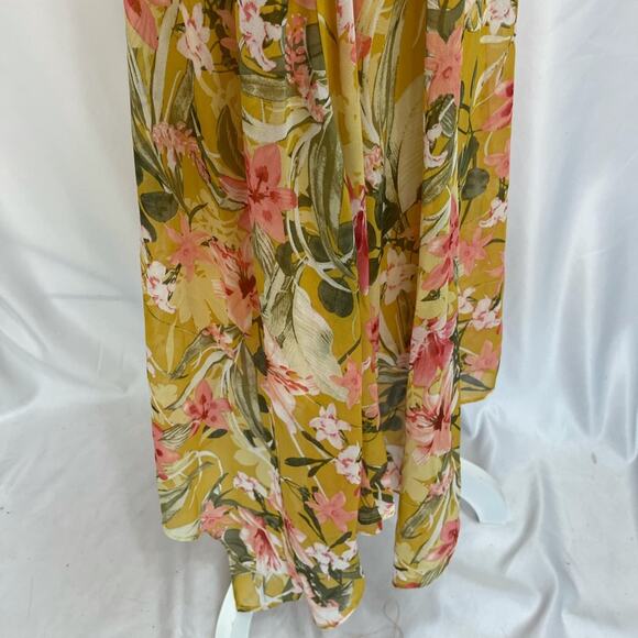 NEW YELLOW FLORAL DRESS - Picture 7 of 13